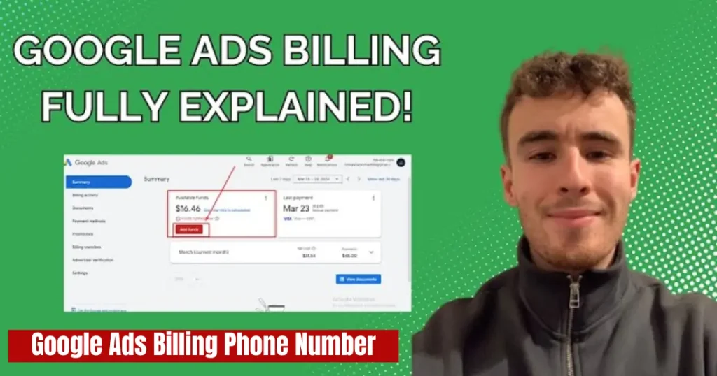 google ads billing phone number